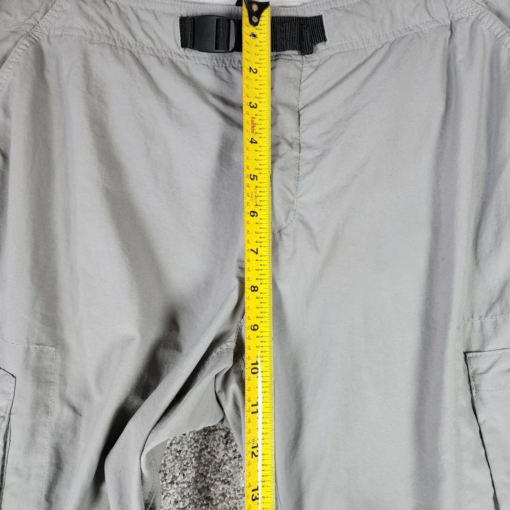 Mountain Hardwear Hiking Pants Womens 14 Gray Cargo Belted Outdoor Excellent
